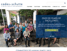 Tablet Screenshot of cades.com